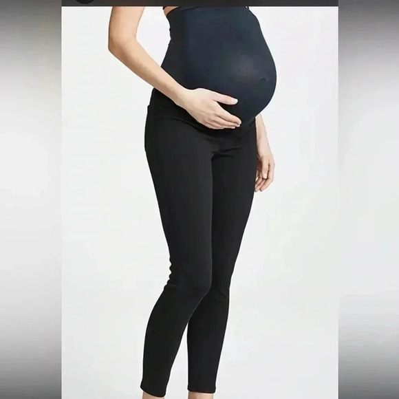 SPANX Mama Maternity Jean-Ish Black Ankle Size Medium - Picture 1 of 6